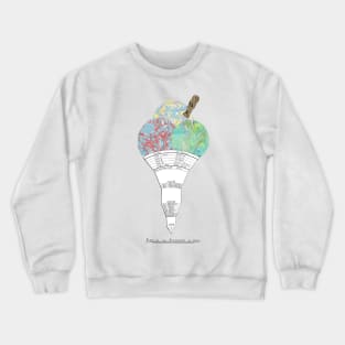 Hot Day In Hell Crewneck Sweatshirt